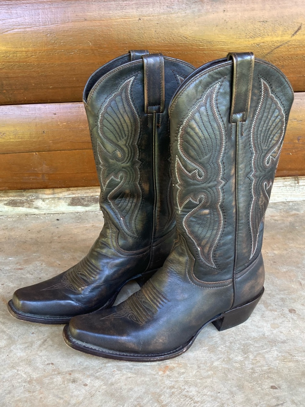 Caborca | Dark Brown Cowgirl Boots